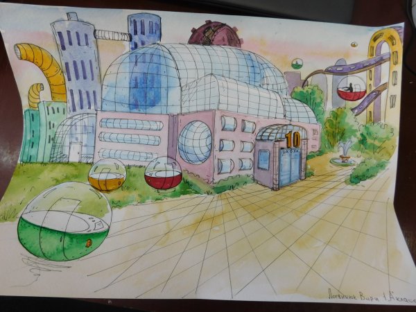 Футуризм архитектура скетчи