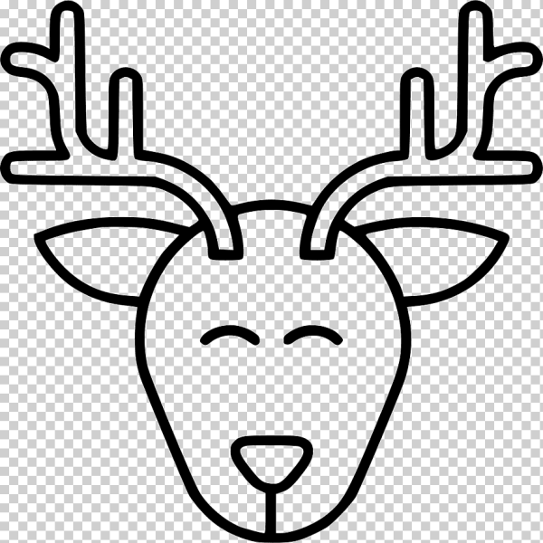 Голова оленя для детей