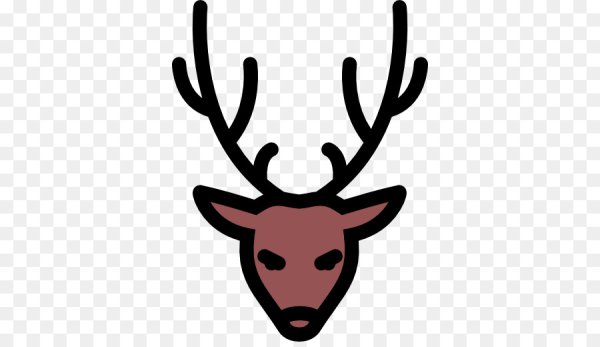 Нарисовать лицо оленя