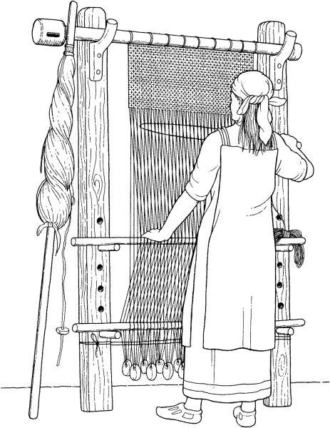 Ткацкий станок древних славян