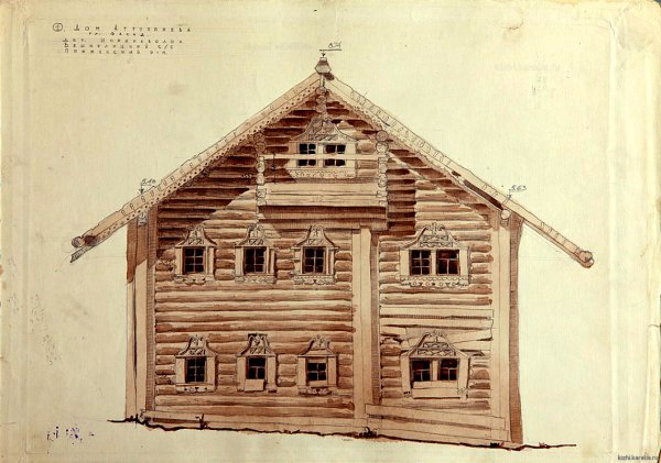 Фасад Северной избы