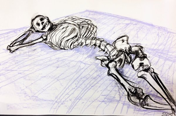 Человек лежит