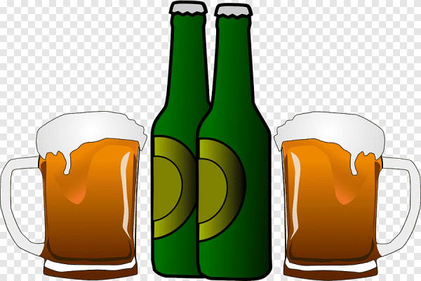 Мультяшная бутылка пива
