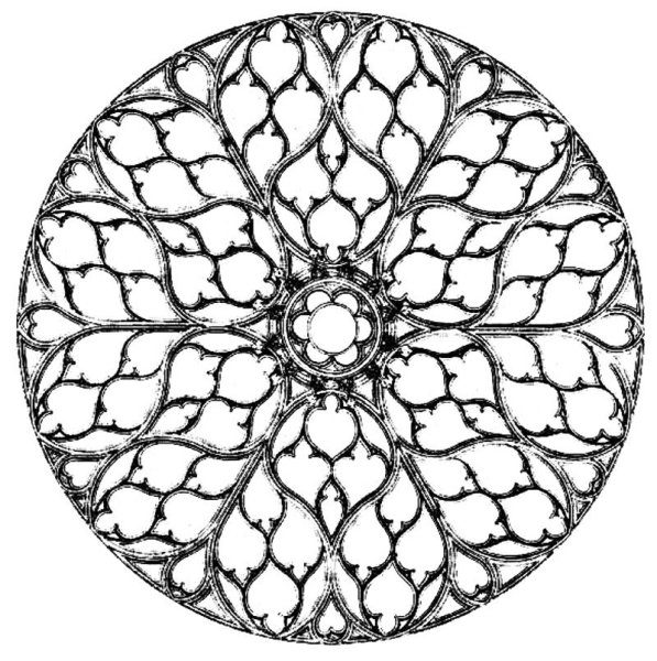 Готический витраж