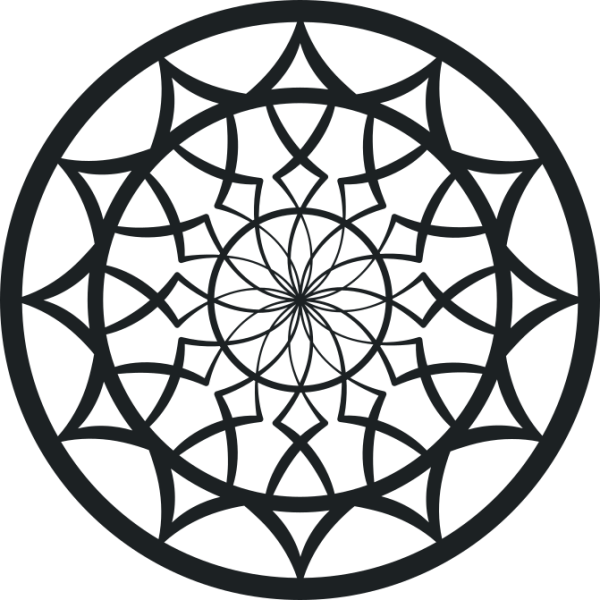 Амьенский собор окно роза