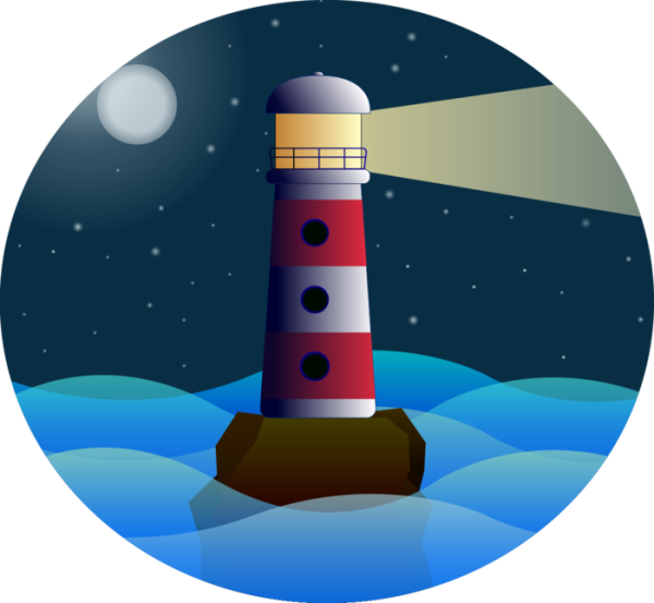 Маяк иллюстрация