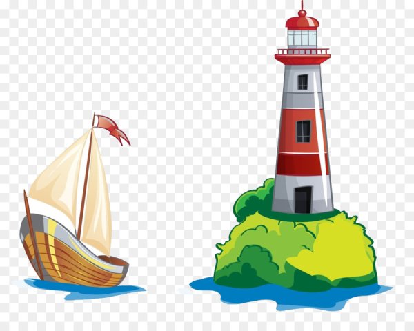 Маяк вектор