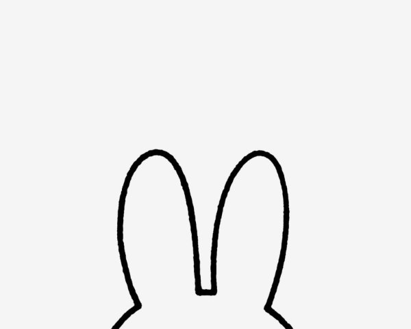 Ушки зайчика для аппликации