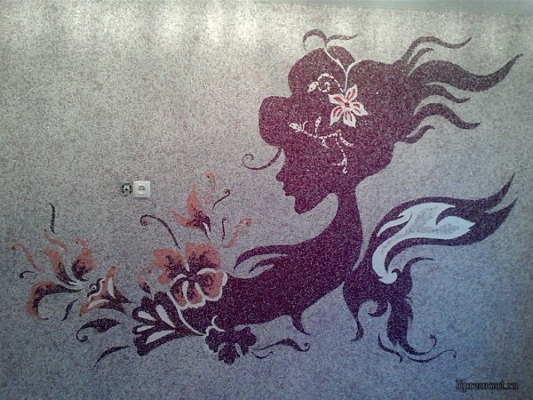 Жидкие обои рисунки