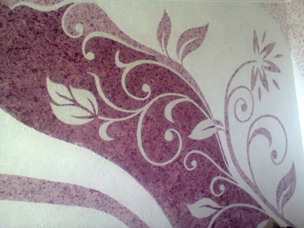 Жидкие обои рисунки