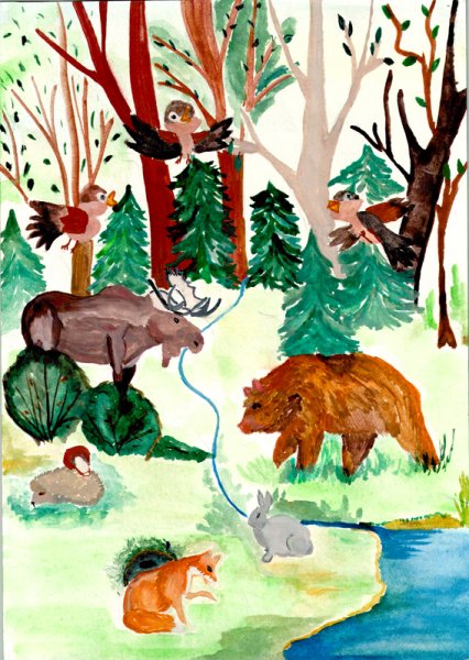 Лес глазами детей