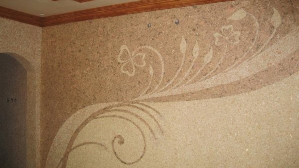 Жидкие обои узоры