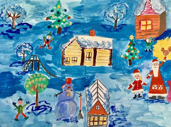 Рисунки на новый год