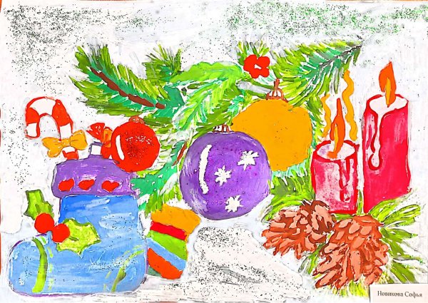 Рисунки на новый год