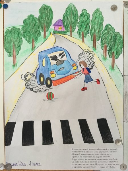 Рисунок на тему дорожный Калейдоскоп