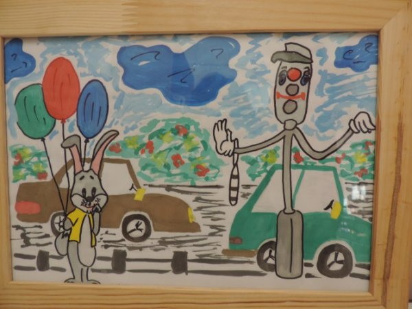 Поделка в садик по безопасному движению