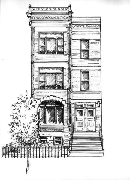 Наброски зданий