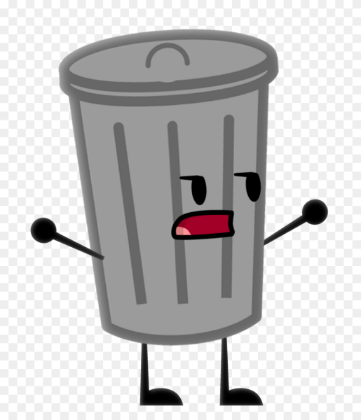 Корзина для мусора с мусором