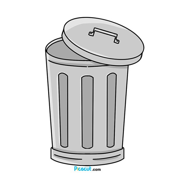 Мусорное ведро мультяшное