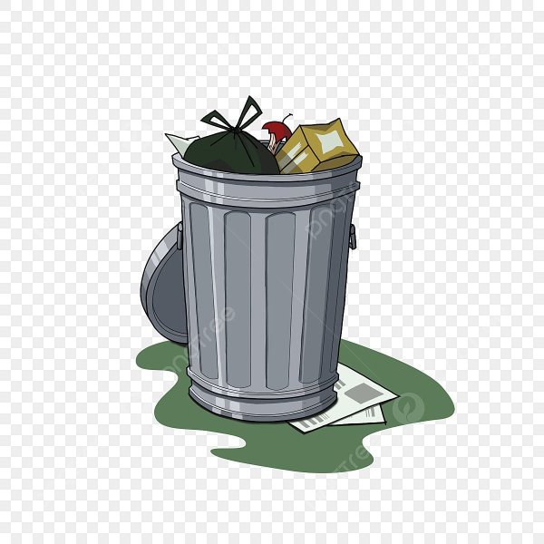 Мусорное ведро мультяшное