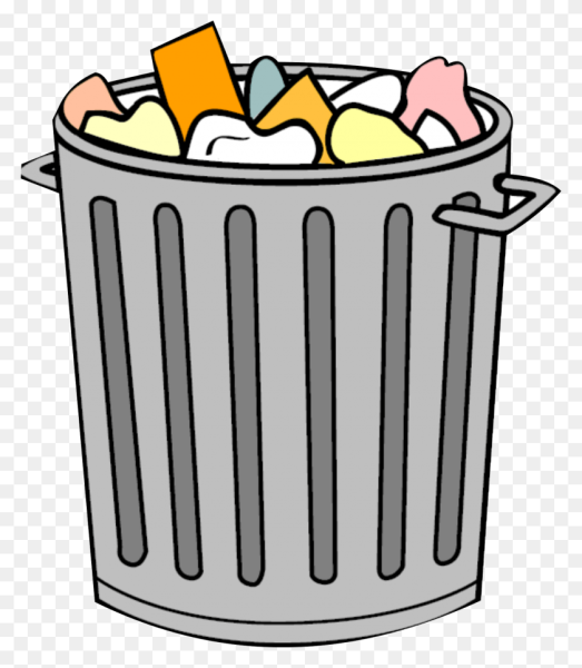 Корзина для мусора мультяшная