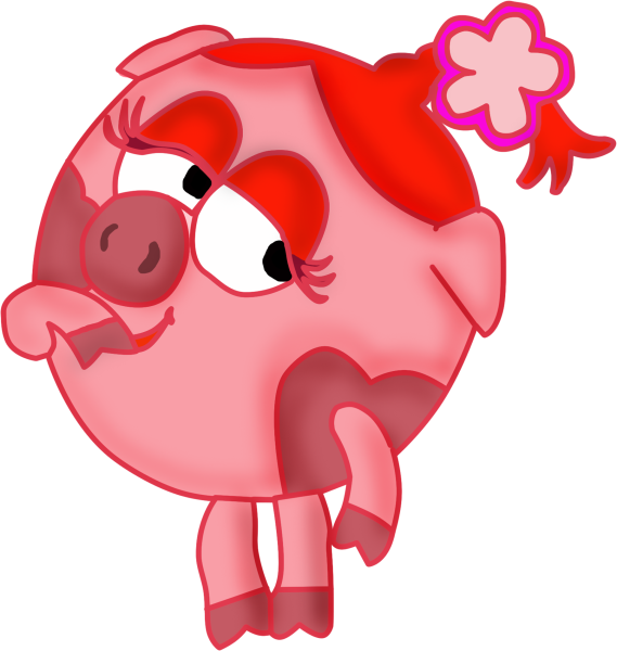 Разукрашки Смешарики Нюша