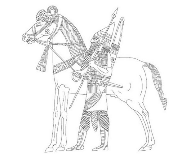 Воин ассирийской державы