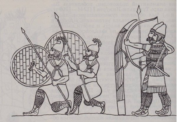 Оружие воинов древней Ассирии