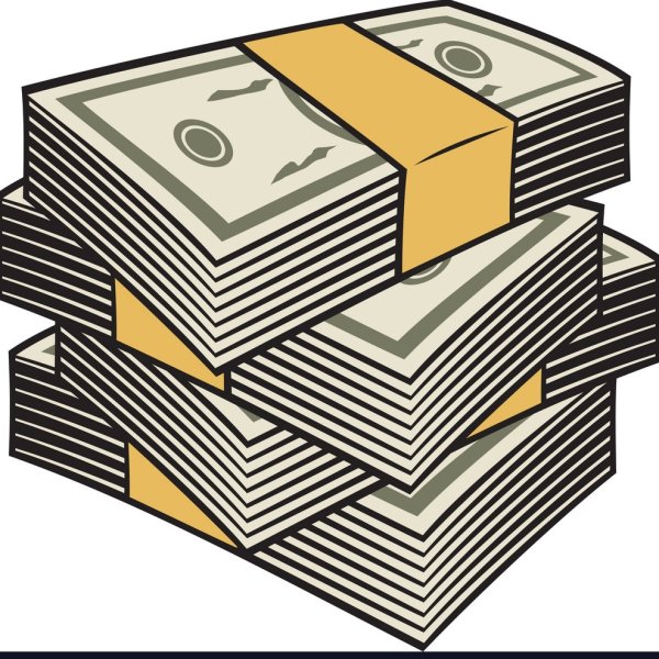 Пачка денег мультяшная