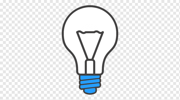 Лампочка без фона jpg