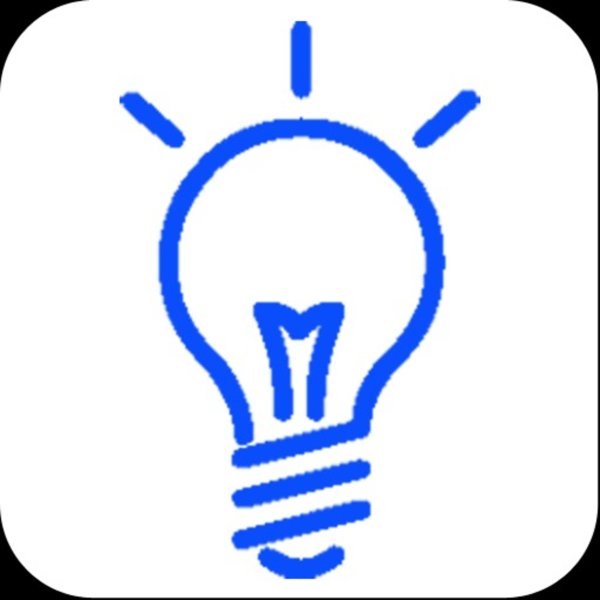 Значок лампочка идея