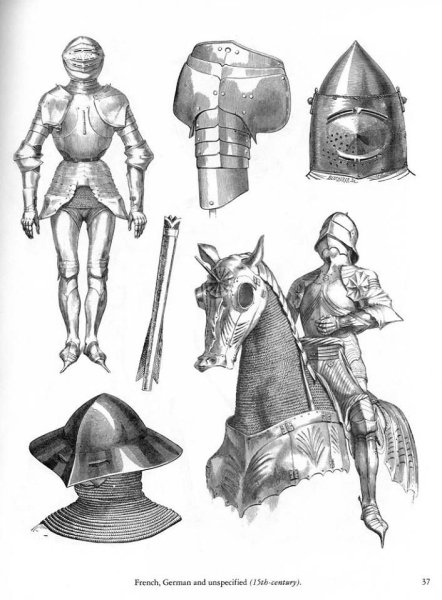 Выкройка доспехов рыцаря