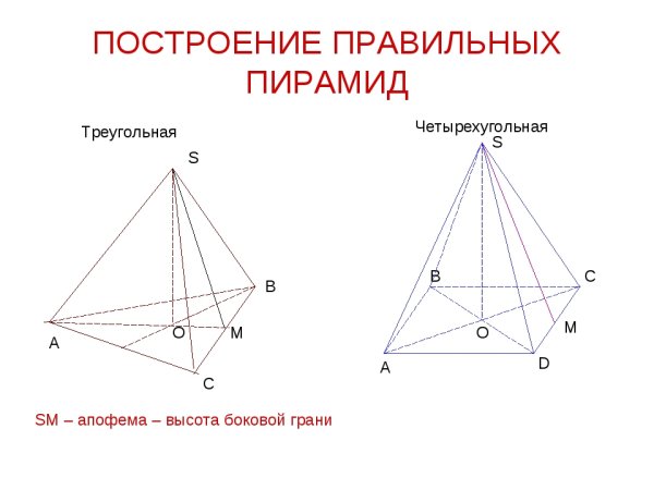 В правильном тетраэдре PABC