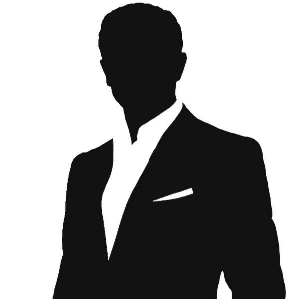 Силует мужчины в котюме