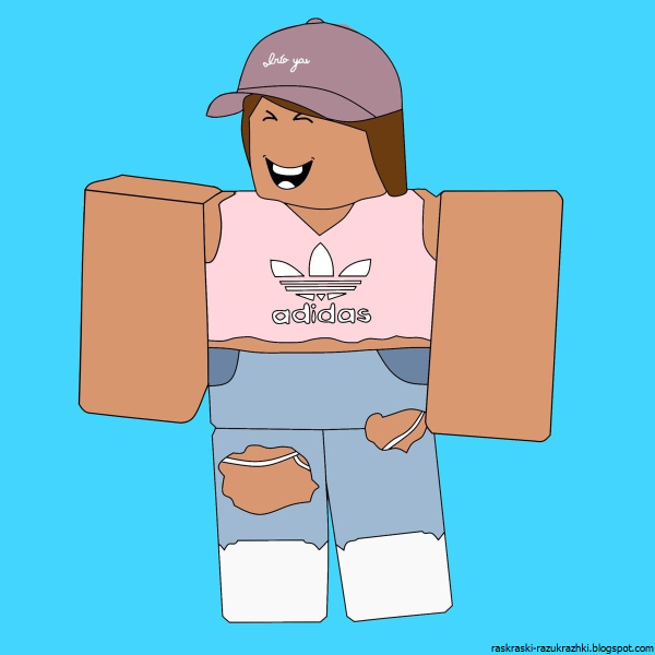 РОБЛОКС для срисовки