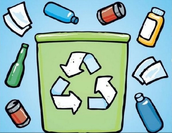 Рисунок на тему переработка мусора