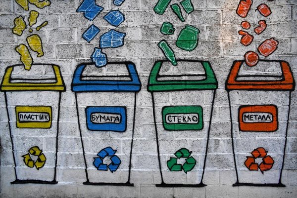 Плакат утилизация мусора