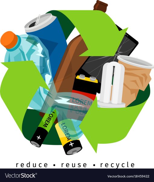 Сортировка мусора эмблемы