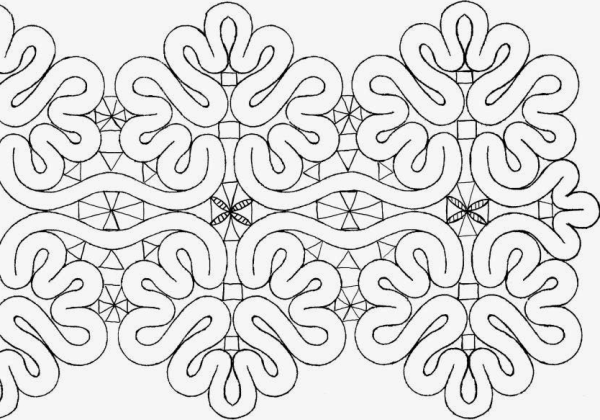 Трафарет Вологодского кружева