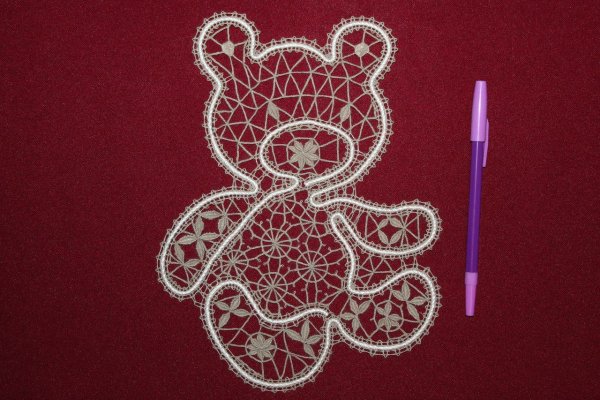 Медведь Вологодское кружево сколок