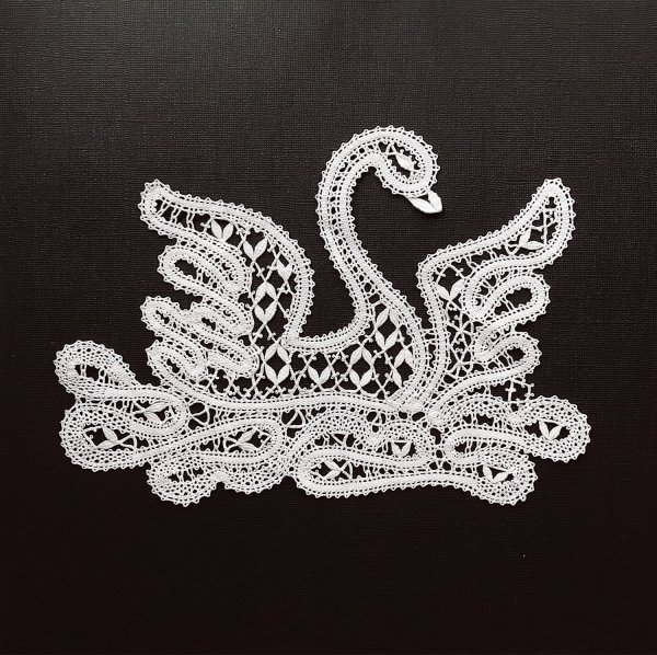 Сколок птичка Вологодское кружево