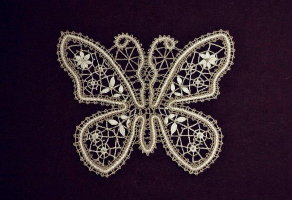 Вологодское кружево серьги сколок