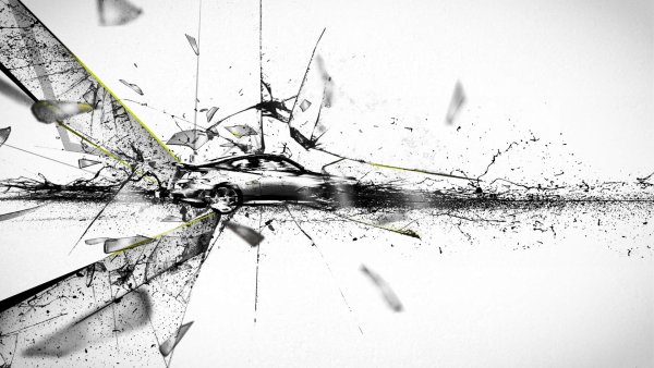 Разбитое стекло от пули