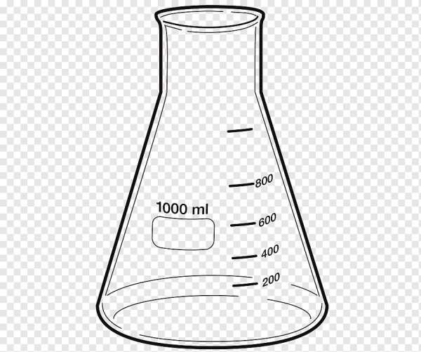 Колба коническая плоскодонная круглодонная рисунок