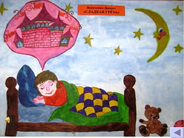 Рисунок к произведению Чайковского Нянина сказка