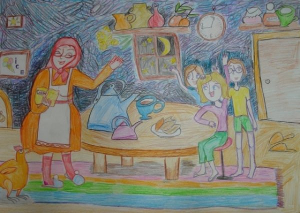 Бабушкины сказки раскраска