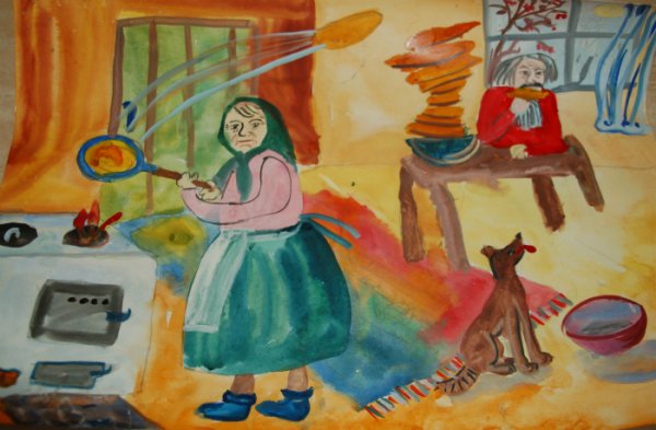 Нянина сказка Чайковский рисунки детей