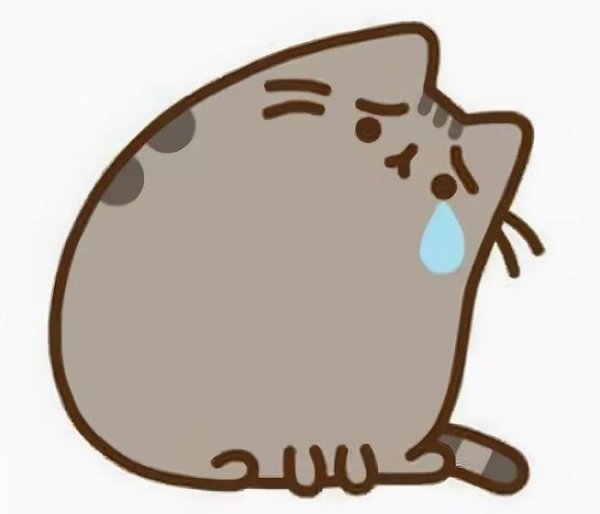 Пушин Кэт грустный