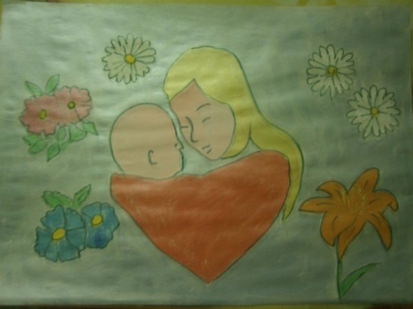 Рисунки для мамы лёгкие и красивые