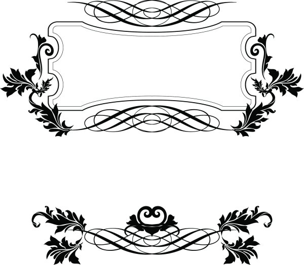 Орнаментальные рамки для текста